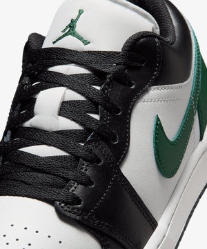 Air Jordan JORDAN | AIR JORDAN 1 LOW { BLACK/SUMMIT WHITE - GORGE GREEN