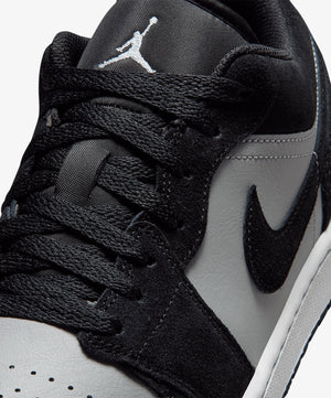 Air Jordan JORDAN | AIR JORDAN 1 LOW { BLACK/WHITE - LT SMOKE GREY