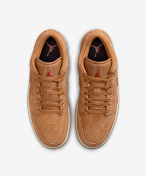 Air Jordan JORDAN | AIR JORDAN 1 LOW SE { FLAX/FLAX - VARSITY RED - MUSLIN