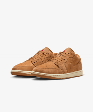 Air Jordan JORDAN | AIR JORDAN 1 LOW SE { FLAX/FLAX - VARSITY RED - MUSLIN