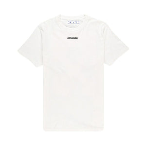 Off-White Marker Shorts-Sleeve Slim T-Shirt White/Blue