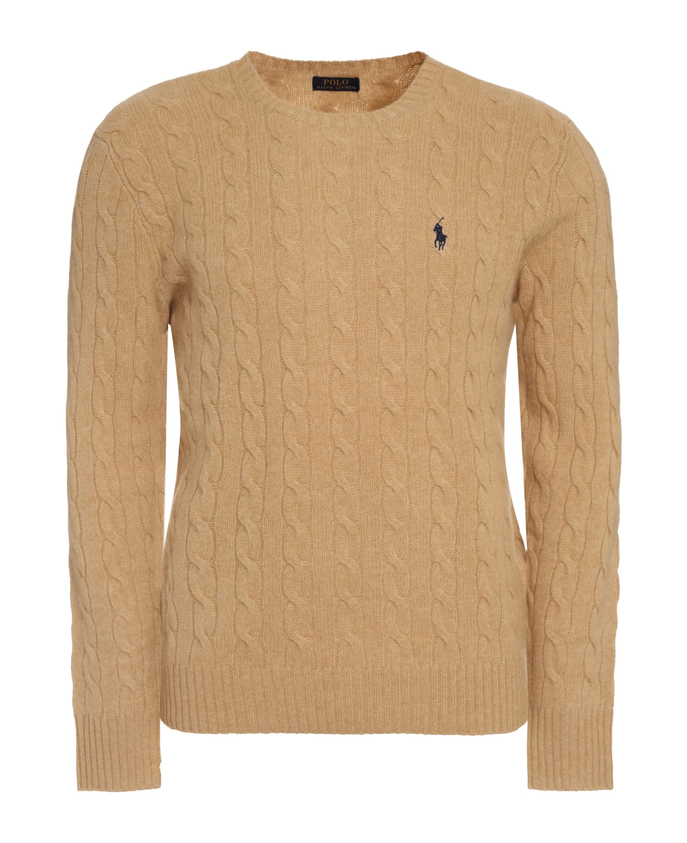 Polo Ralph Lauren Camel Cable Knit Sweater