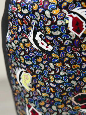 paisley print pencil skirt
