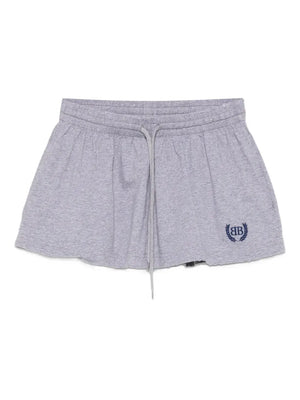 Laurel drawstring-waist cotton skirt