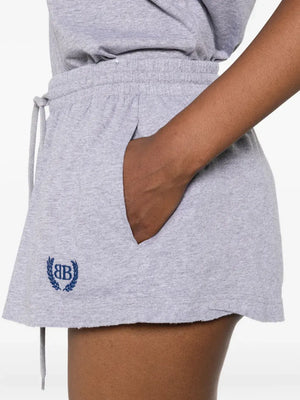 Laurel drawstring-waist cotton skirt