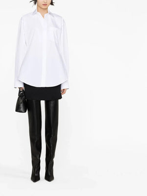hourglass-shape long-sleeve shirt
