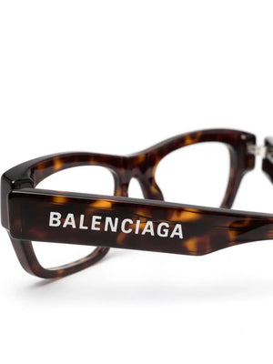 logo-print rectangle-frame glasses