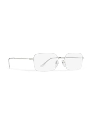 Invisible rectangle-frame sunglasses