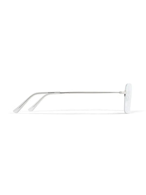 Invisible rectangle-frame sunglasses