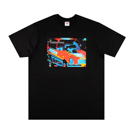 Supreme x Yohji Yamamoto Game Over T-Shirt Black