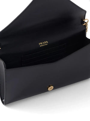 patent-leather envelope bag