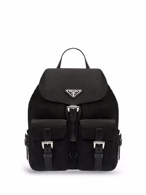 enamel triangle logo small backpack