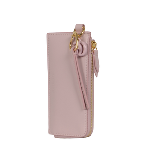 Card Case Double G Leather Pink