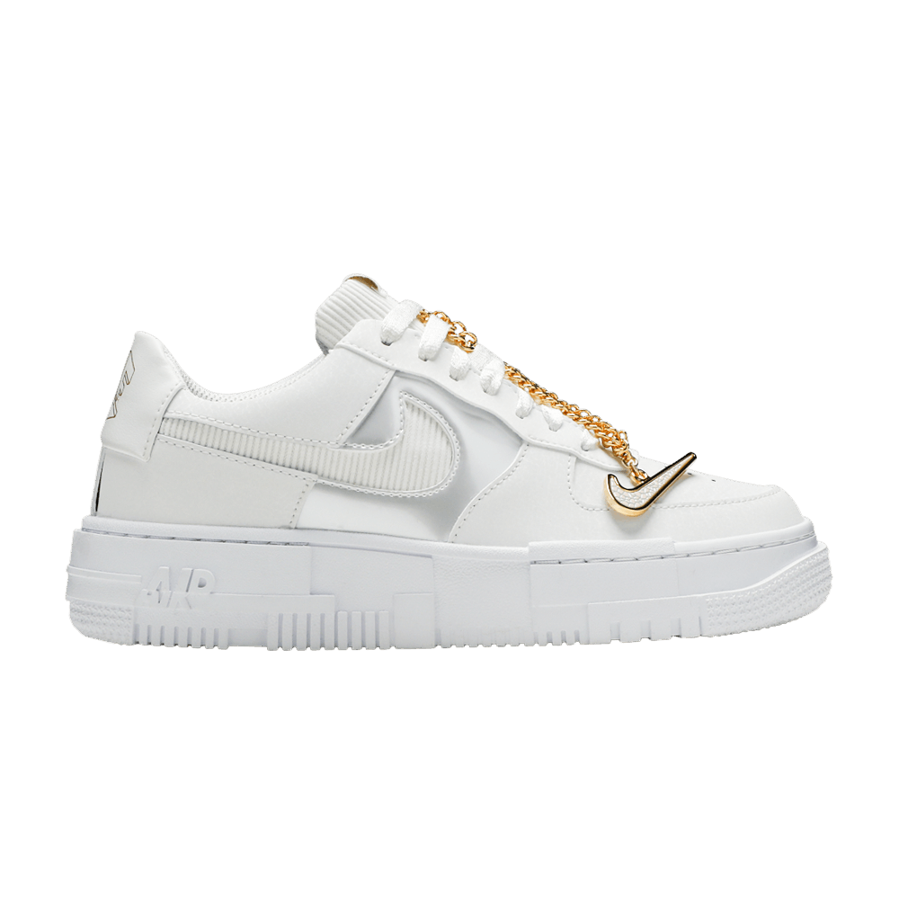 Wmns Air Force 1 Pixel 'White Gold Chain'