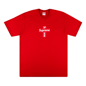 Supreme Cross Box Logo T-Shirt Red