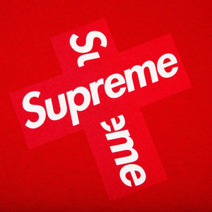 Supreme Cross Box Logo T-Shirt Red