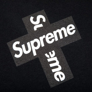 Supreme Cross Logo Black T-Shirt