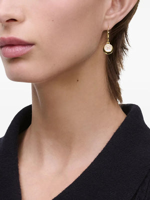 Button Drop earrings