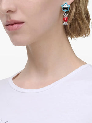 Sticker Charm earrings