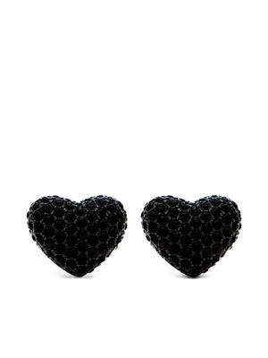 The Pavé Balloon Heart earrings
