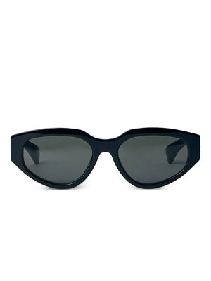 logo-hardware rectangle-frame sunglasses