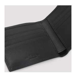 Bifold Leather Wallet - Black