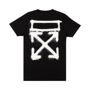 Off-White Spray Marker Slim Fit Black T-Shirt