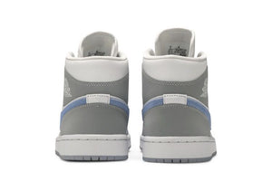 Wmns Air Jordan 1 Mid Wolf Grey Aluminum