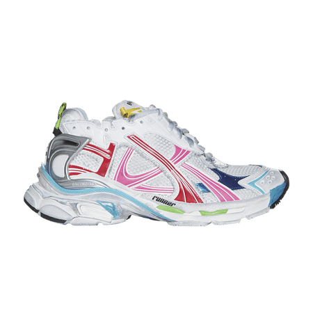 Balenciaga Runner Sneaker Worn-Out - White Multi-Color