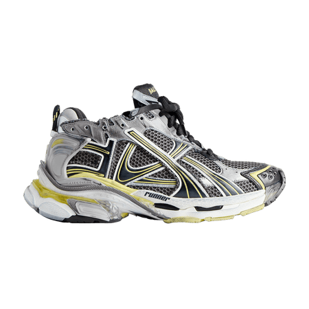 Balenciaga Runner Sneaker Worn-Out - Grey Yellow White