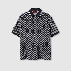 GG cotton piquet jacquard polo shirt