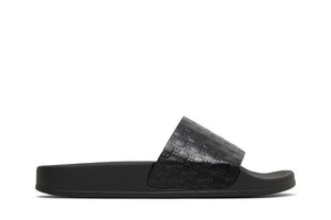 Balmain Calypso Embossed Slide Black
