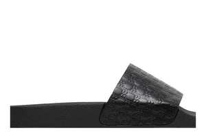 Balmain Calypso Embossed Slide Black