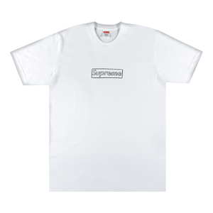 Supreme x KAWS Chalk Logo T-Shirt White