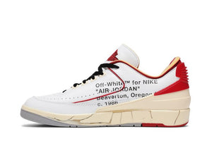 Off White x Air Jordan 2 Retro Low SP White Varsity Red