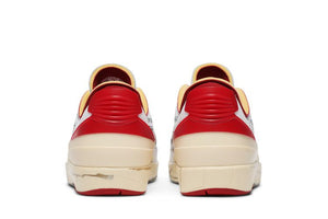 Off White x Air Jordan 2 Retro Low SP White Varsity Red