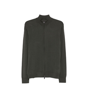 High Neck Zip Fastening Sweater