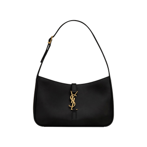 Saint Laurent Le 5 À 7 Hobo Bag In Smooth Leather Nero