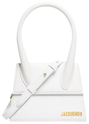 Jacquemus The medium Chiquito Leather handbag White