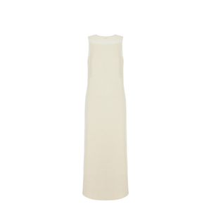 Ivory Wool Blend Dress