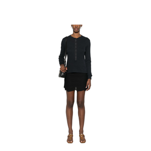 Silk and Cotton Mini Skirt