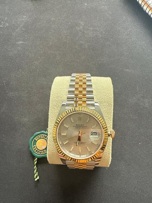 Rolex | Datejust | 126333 | Silver | 41 mm | Gold/Steel | Silver | Automatic