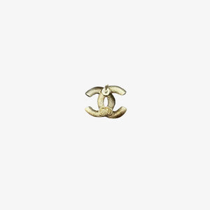 RE290 - CHANEL CC Logo Silver Earrings