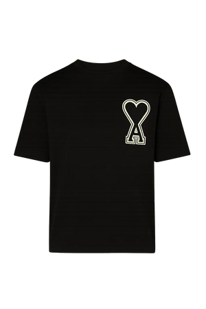 Ami de Coeur Oversized Jersey T-Shirt (Black)