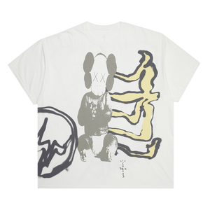 Cactus Jack by Travis Scott x KAWS For Fragment T-Shirt Vintage Wash