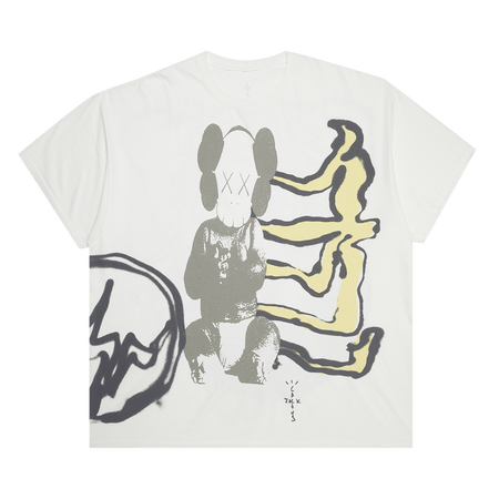 Cactus Jack by Travis Scott x KAWS For Fragment T-Shirt Vintage Wash