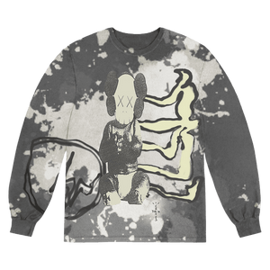 Cactus Jack by Travis Scott x KAWS For Fragment Long-Sleeve T-Shirt Tie Dye