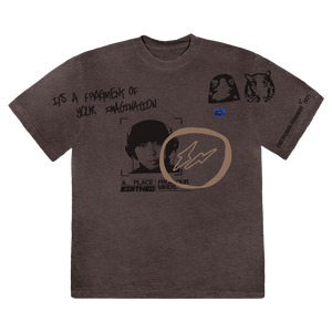 Cactus Jack by Travis Scott For Fragment Hiroshi T-Shirt Grey