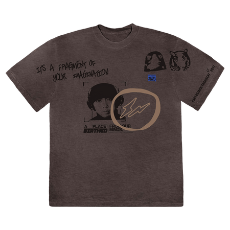 Cactus Jack by Travis Scott For Fragment Hiroshi T-Shirt Grey