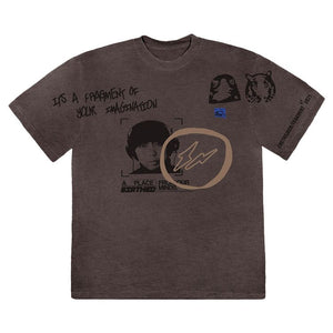 Cactus Jack by Travis Scott For Fragment Hiroshi T-Shirt Grey
